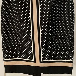 Ann Taylor Polka Dot Pencil Skirt